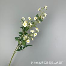 25头小蔷薇 玫瑰仿真花 家居客厅假花摆件 酒店婚庆装饰花批发