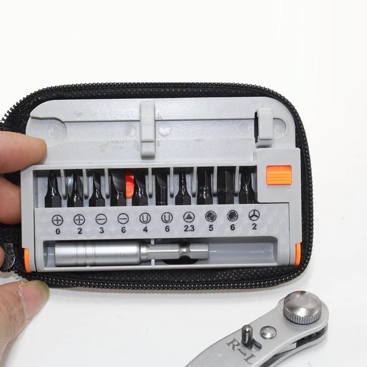 棘轮扳手螺丝刀12合1组合套装便携式多头家用日常拆装工具-阿里巴巴