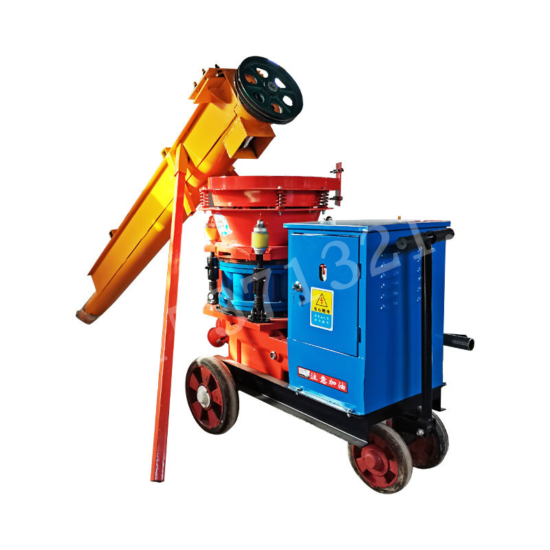 干式混凝土喷浆机隧道边坡支护pz-6转子式喷锚机矿用混凝土喷射机