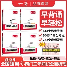 24版一本初中知识大盘点小四门政治生物历史地理知识汇总专题训练