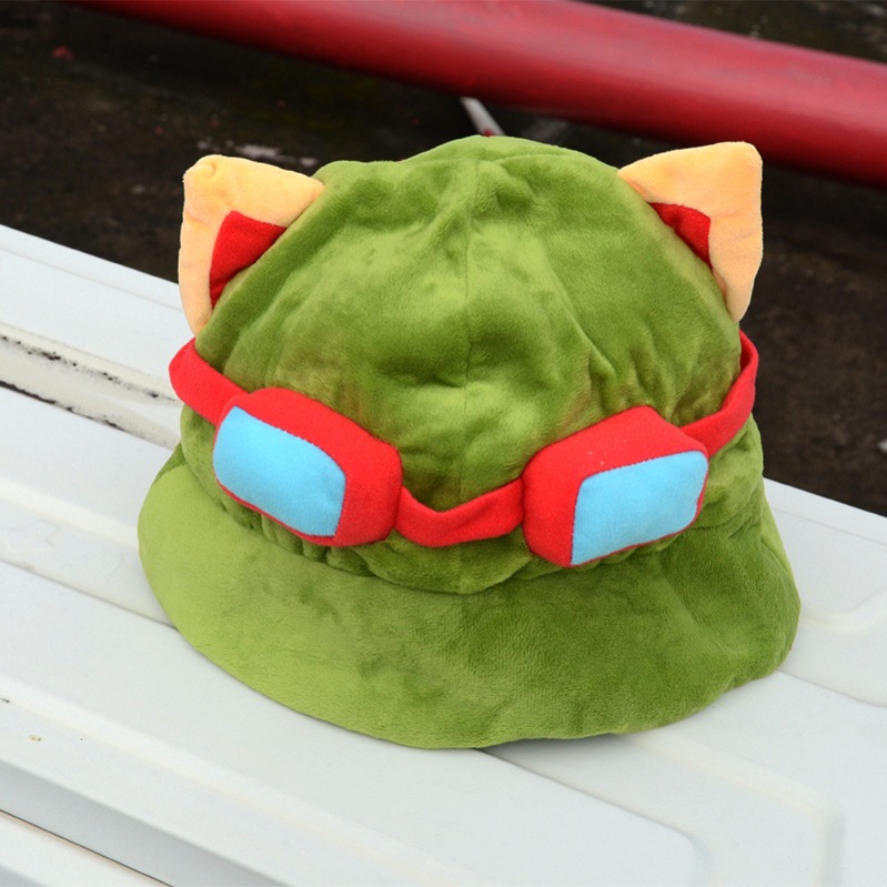 提莫帽子lol英雄联盟披甲龙龟帽队长可爱卡通cosplay动漫道具玩具