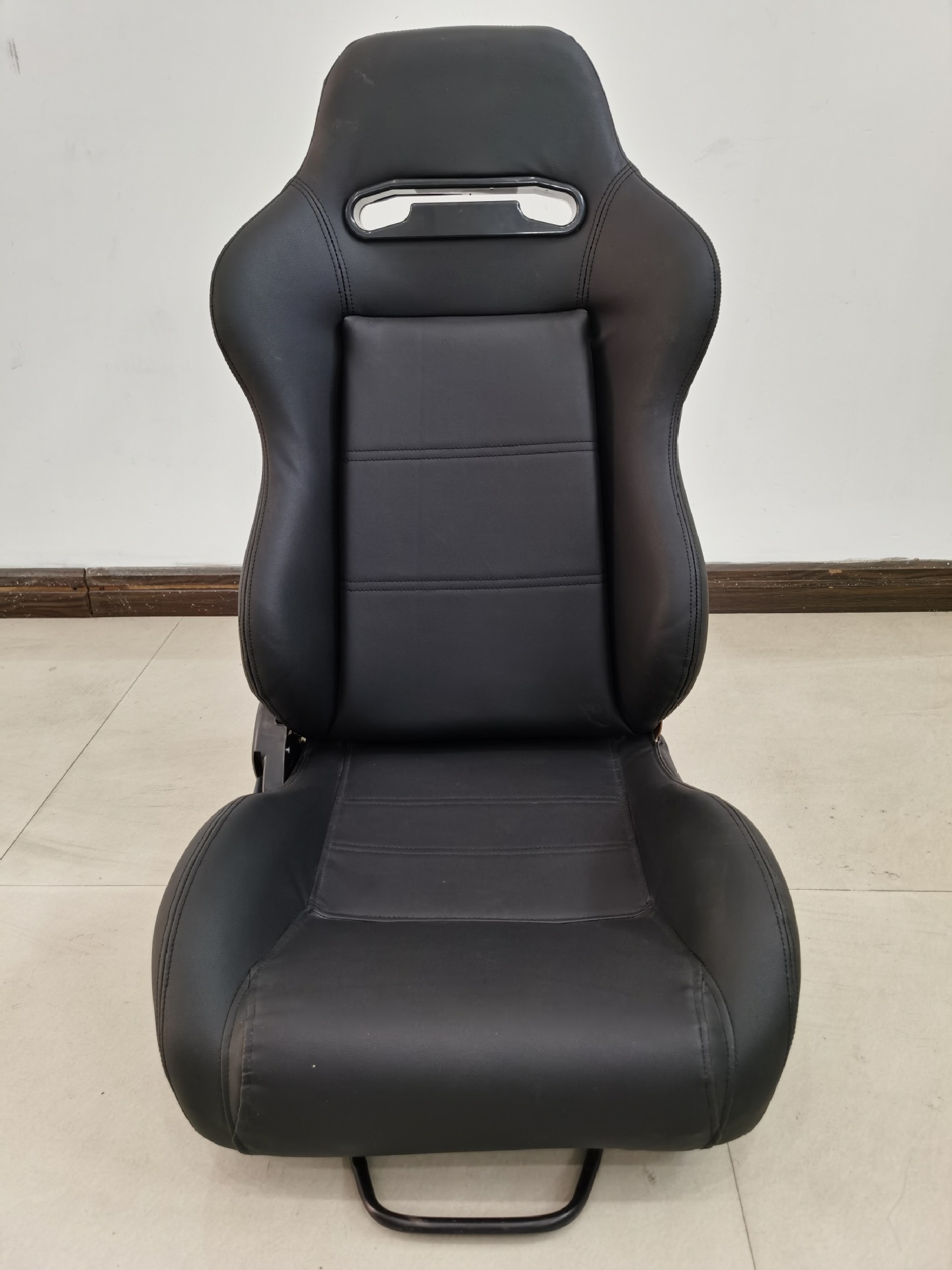 汽车座椅改装赛车模拟跑车电竞座椅pvc皮革可调节厂家直销