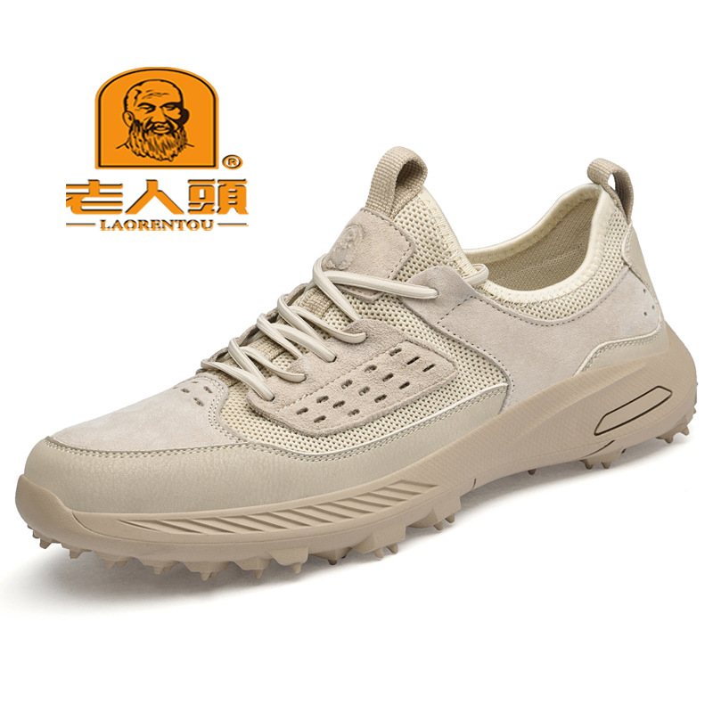 老人头新款春夏季男士运动鞋工装潮流劳保鞋防滑透气耐磨-阿里巴巴