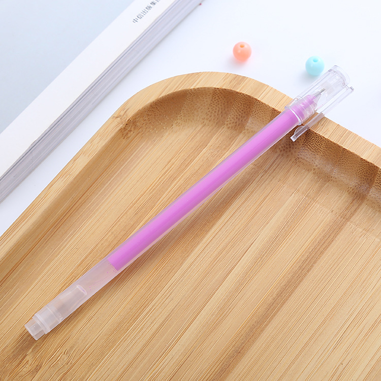 Pink Pen Large Capacity Gel Pen Ins Color Hand Account Pen Student Mark Highlight Pink Pen Album Flash Pen