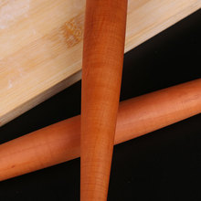家用擀面杖梨木枣木擀饺皮实木压面棍小号两头尖杆面棒烘焙工具