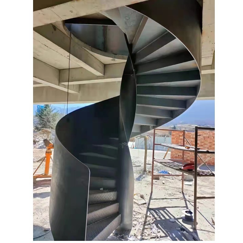 旋转楼梯定制焊接安装上海厂家定制焊接安装加工钢结构旋转楼梯