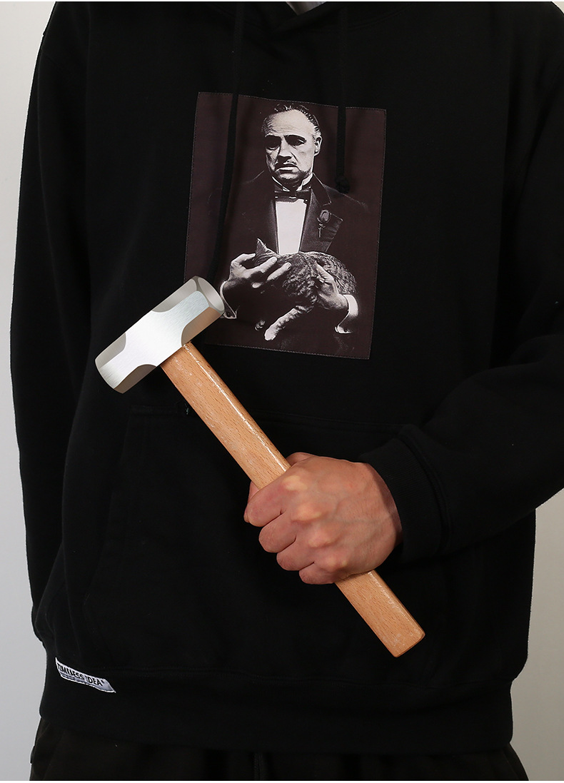 八角锤砸墙砸石头专用木柄重型石锤实心拆墙工具方头手锤榔头大号