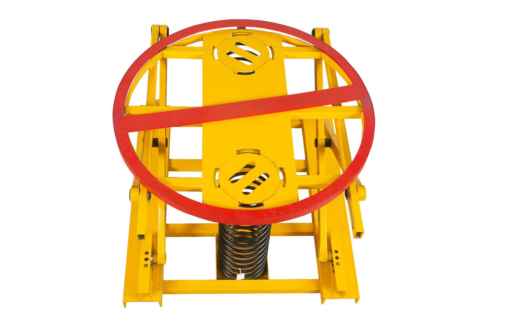 弹簧旋转升降平台  定 制 机加工 非标 圆形 可移动