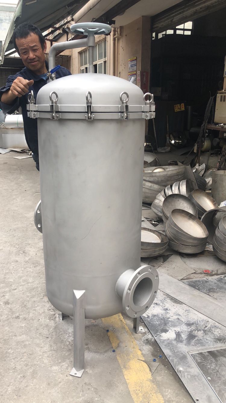厂家供应多袋过滤器 工业水处理304/316大流量不锈钢过滤器规格