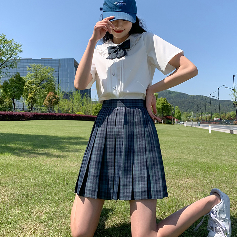 【海苔】绝美校供感原创jk制服套装全套优等生正版女格裙