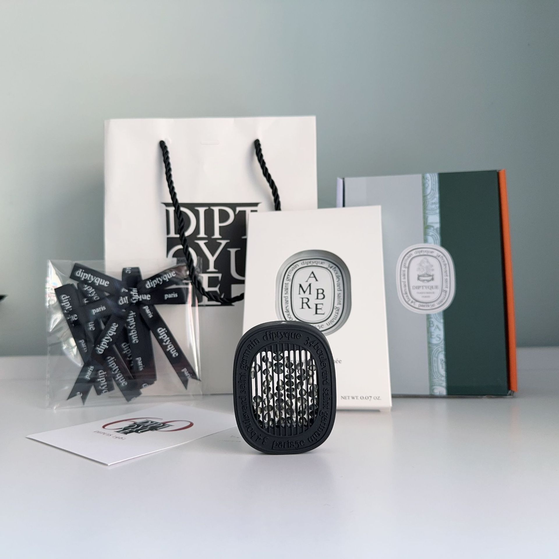 蒂普提克车载香薰diptyque车载香薰固体香水固体汽车挂件出风口