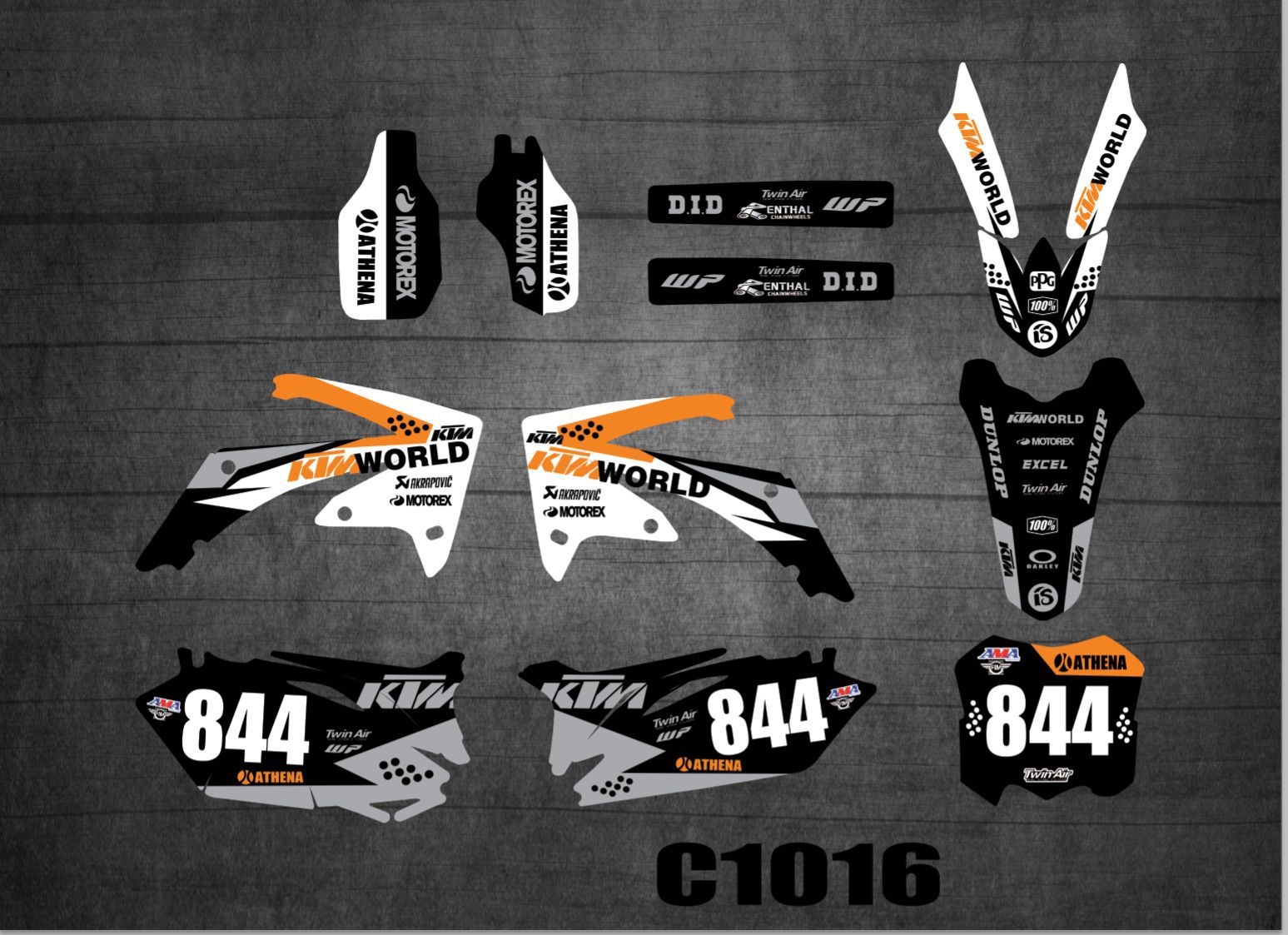 越野摩托车贴花适用于10-13crf250 09-12crf450本田贴画 装饰贴