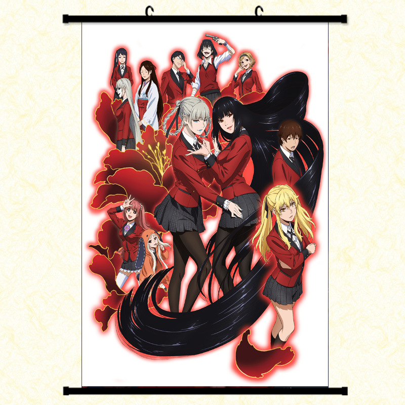 狂赌之渊周边挂画 布画海报 亚马逊货源 批发来图制作 kakegurui