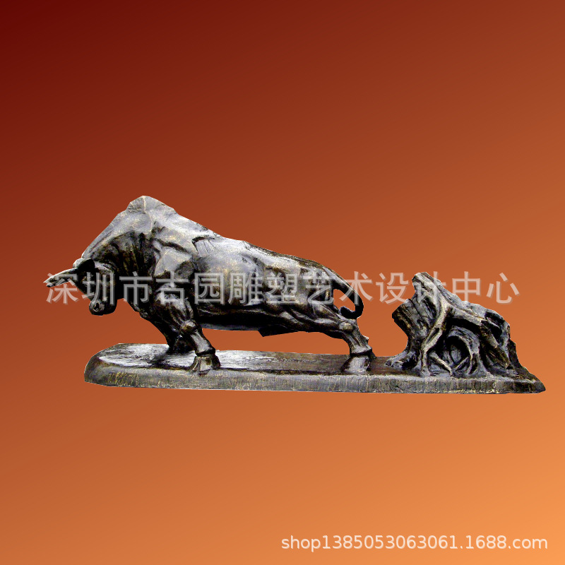 大型华尔街铜牛雕塑铸铜三牛精神拓荒牛老黄牛孺子牛摆件-阿里巴巴
