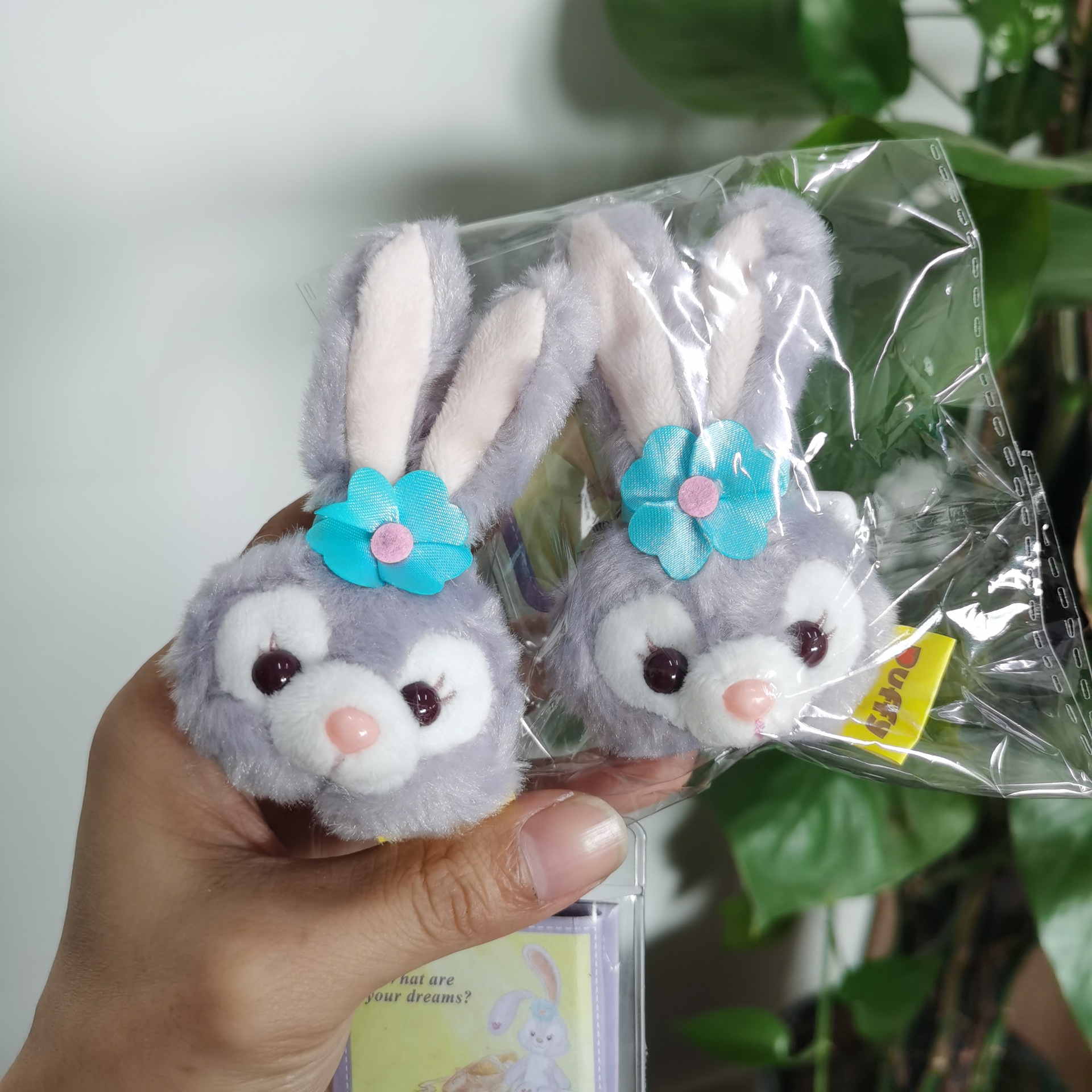 可爱卡通史黛拉星黛露兔毛绒公仔包包小挂件发绳胸针儿童礼物