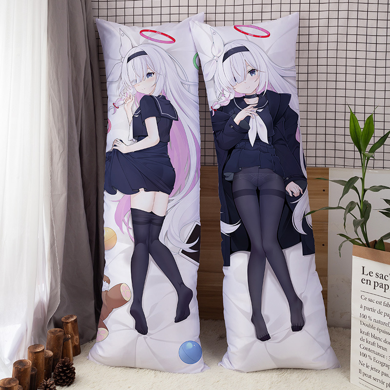 萌工坊碧蓝档案普拉娜动漫等身抱枕靠枕 二次元周边床品外贸批发