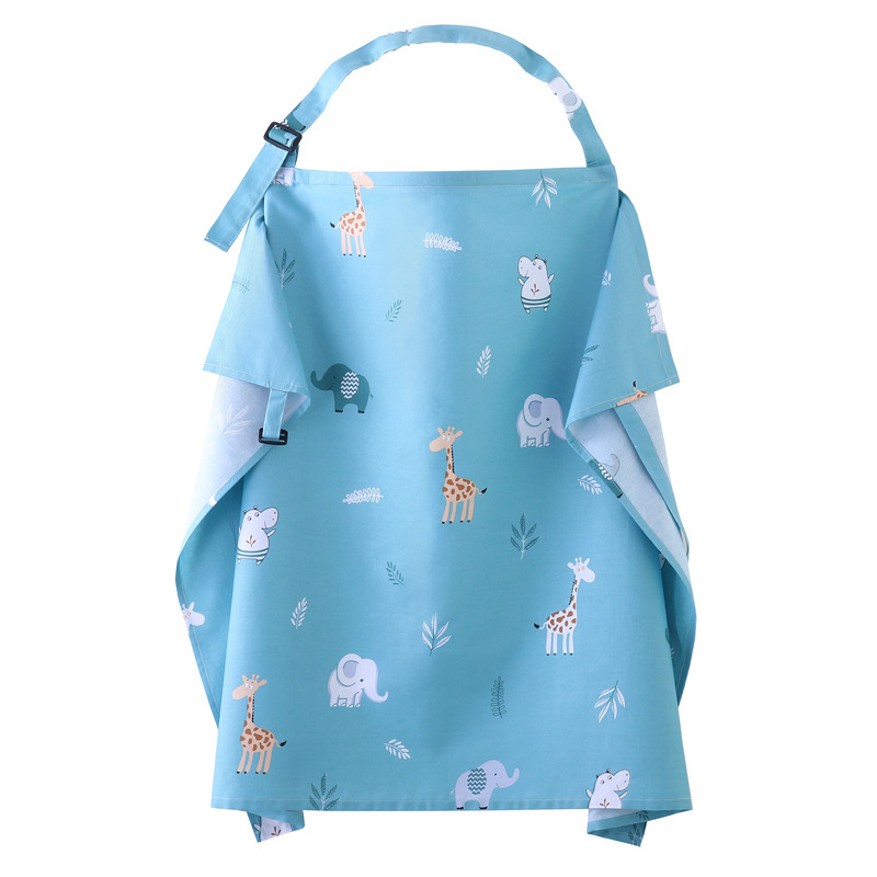 Breast Feeding Cover Baby Feeding Towel Nursing Towel Cover Cloth with Neck Brace Buggy Bag Cardboard