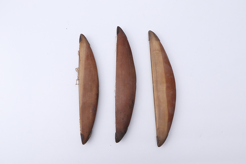 木梭子民俗老物件老式手工织布机配件木制梭子古朴老物件装饰用品