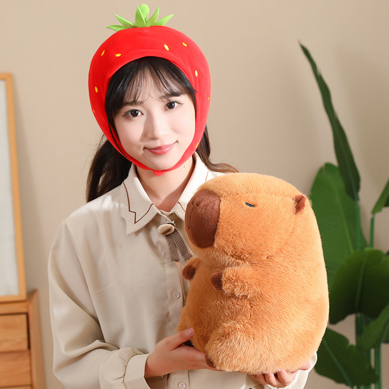 Capabala Figurine Doll Plush Toy Pillow Capybara Online Influencer Cute Doll Ragdoll Capabra