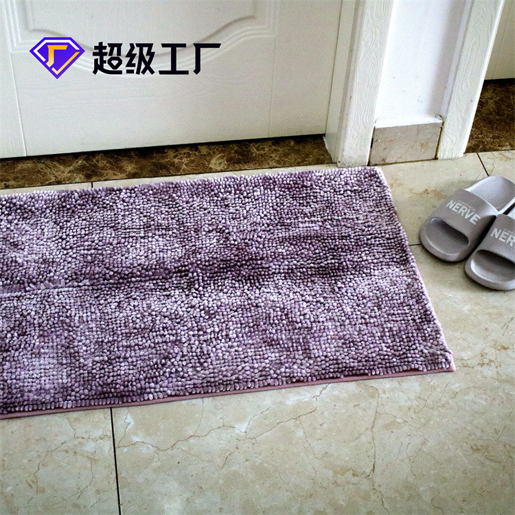 Bedroom Floor Mat Living Room Carpet Chenille Steamer Mat Water-Absorbing Non-Slip Mat Long Wool Carpet Household Doormat Wholesale