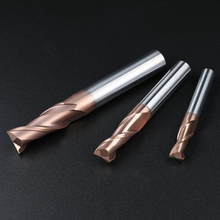 2刃60度钨钢合金铣刀两刃键槽专用加长平刀涂层立铣刀CNC数美之程