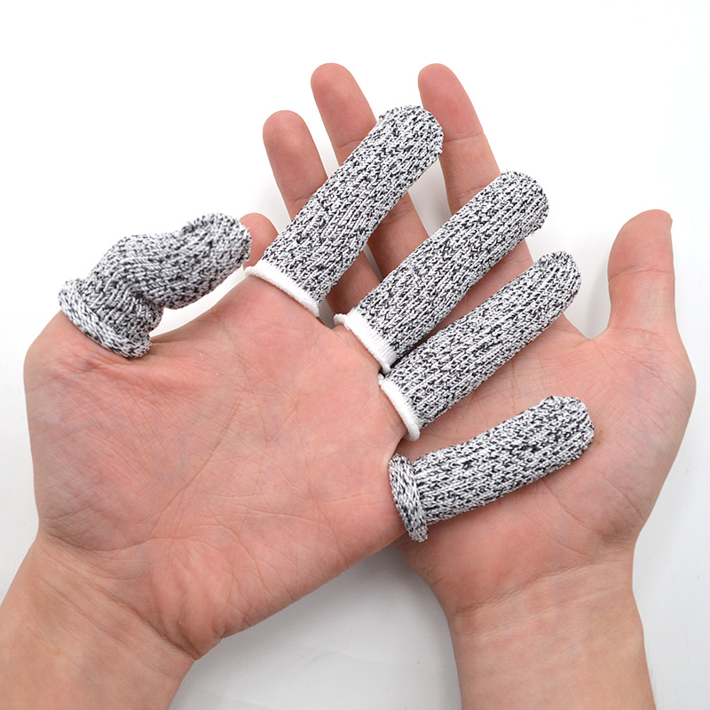 现货 防切割手指套厨房切菜防割手套美工笔刀雕刻防护5级防割指套