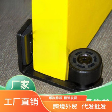 谷仓门双滑轮止摆器限位定位器折叠门卫生间吊轨推拉配件地导五金