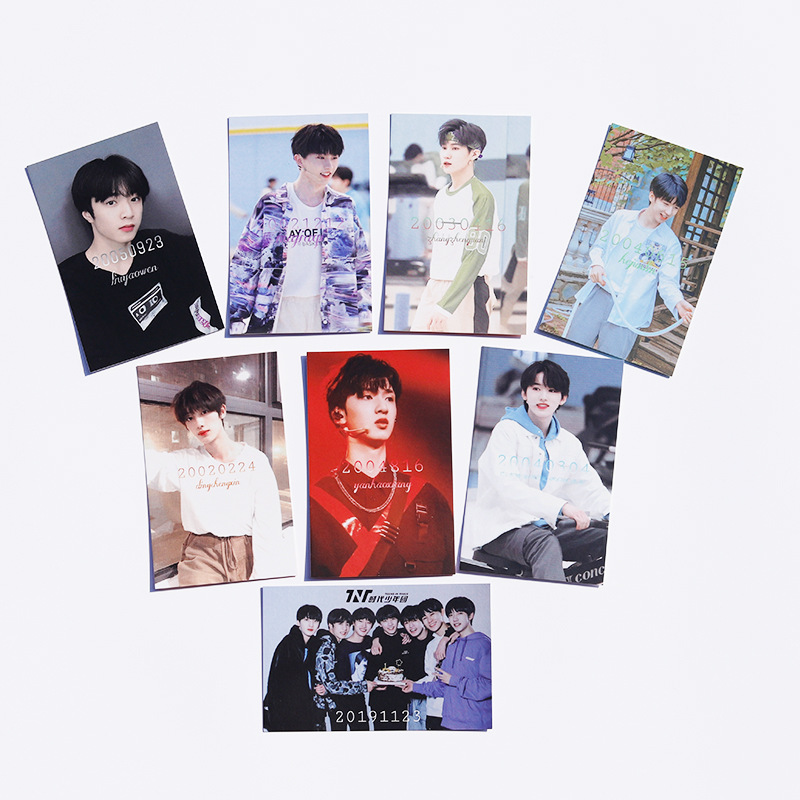 时代少年团tnt生日小卡lomo卡写真照收藏卡 马嘉祺丁程鑫周边同款