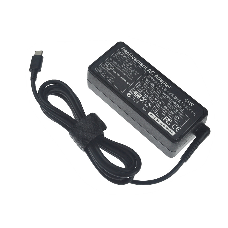适用于联想type-c pd方案电源适配器20v3.25a充电器65w(ce认证)