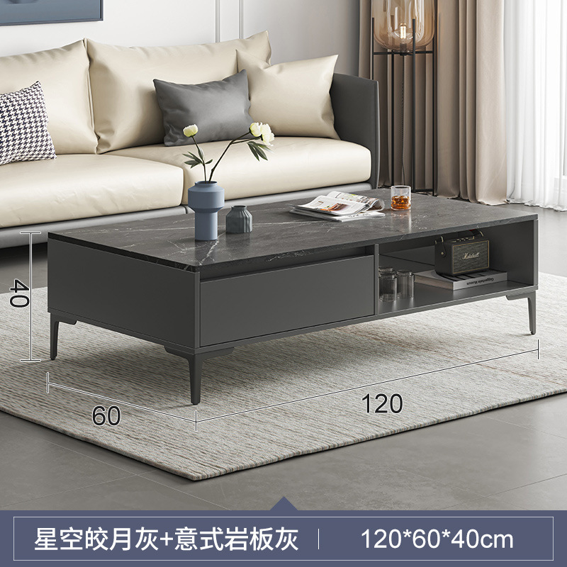 Coffee Table Living Room Home Small Tea Table Simple Modern Small Apartment Balcony Table Square Light Luxury Minimalist Tea Table