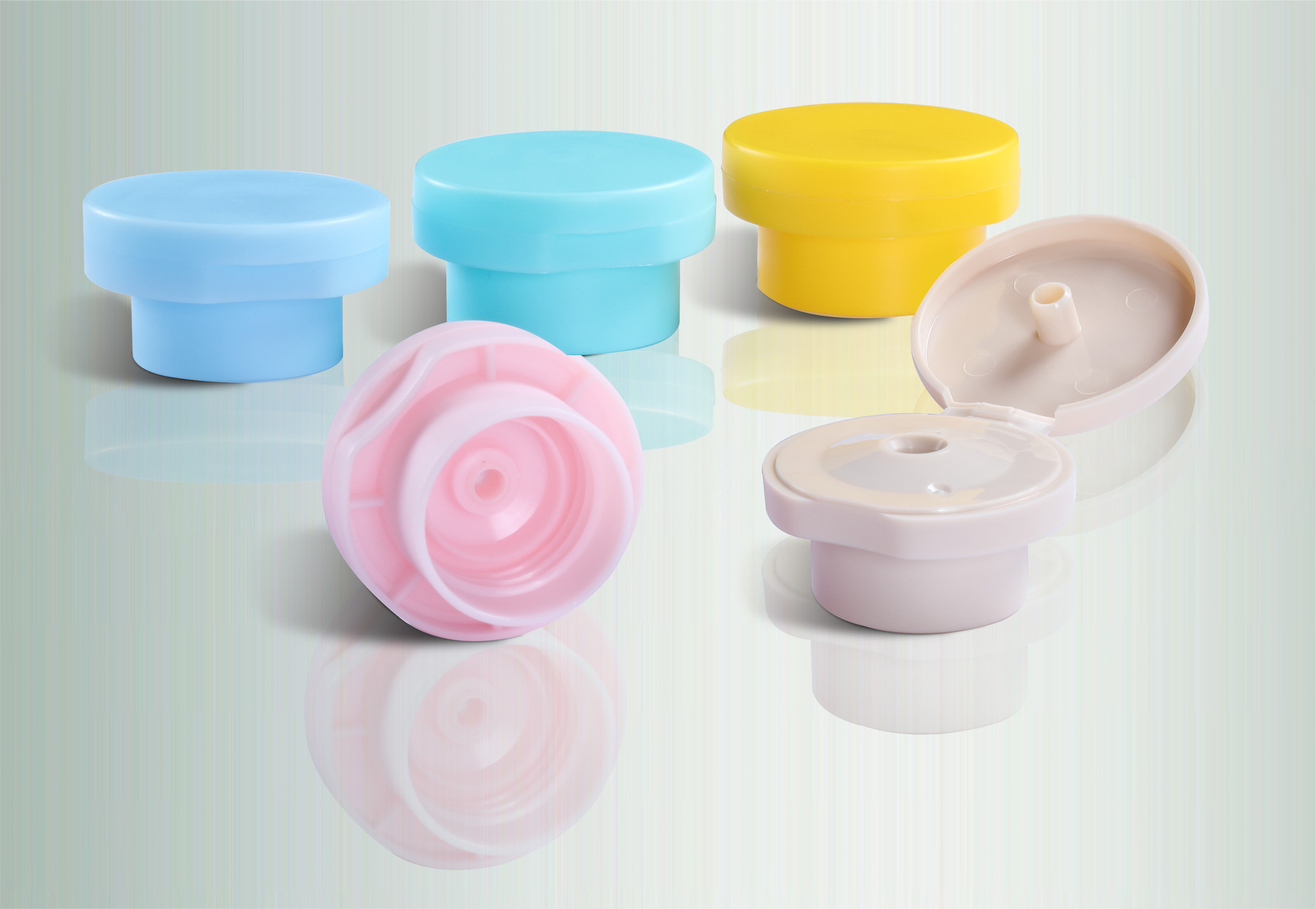 28牙沐浴露翻盖 洗发水护发素蘑菇翻盖 磨砂翻盖 日用化妆品瓶盖