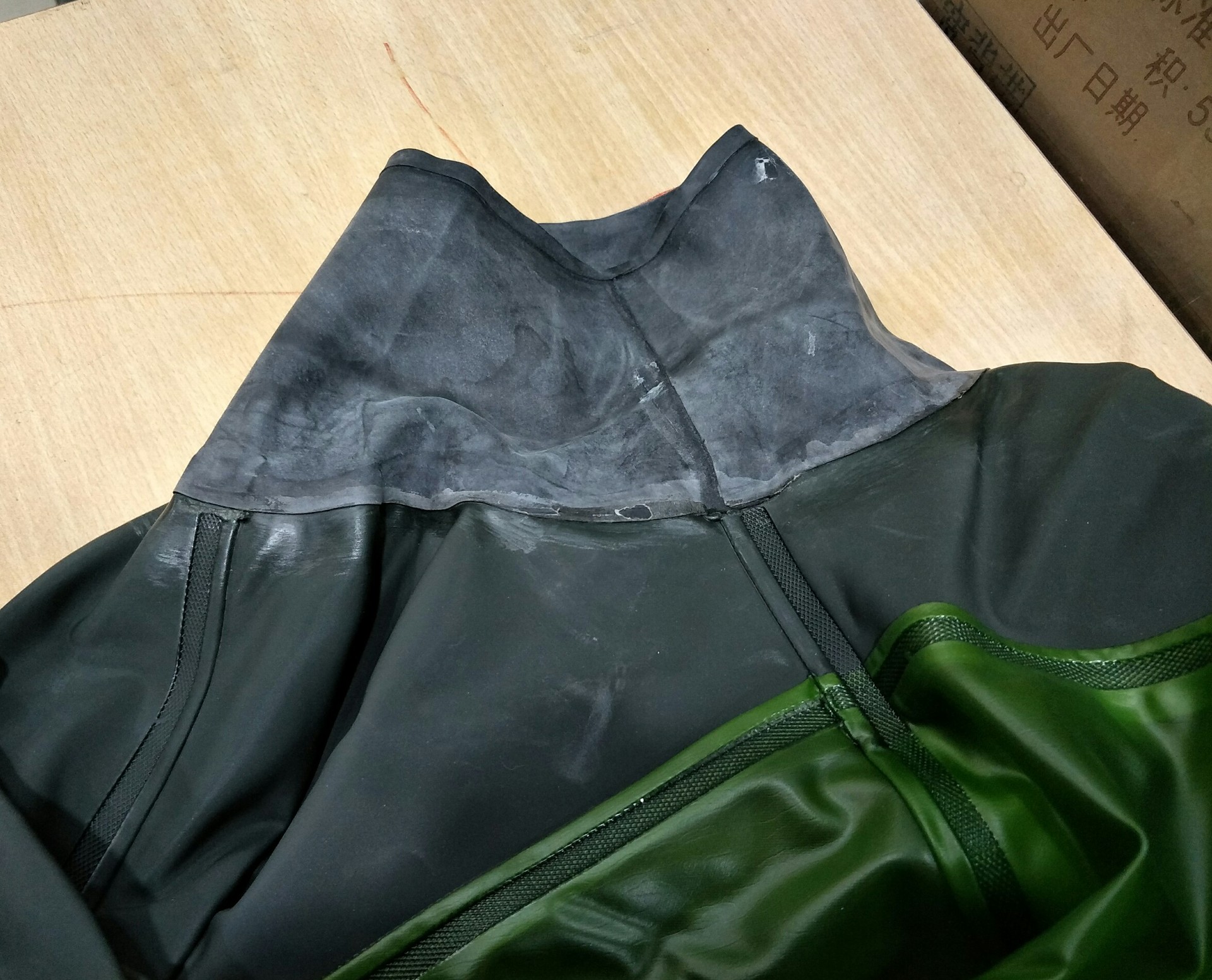 包邮打渔郎肚口防水服挖藕服连体下水裤全身潜水服捕鱼养殖服