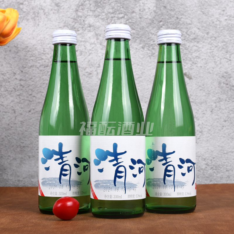 韩国原装烧酒 乐天清河清酒烧酒 瓶装300ml大米酿造醇香清酒