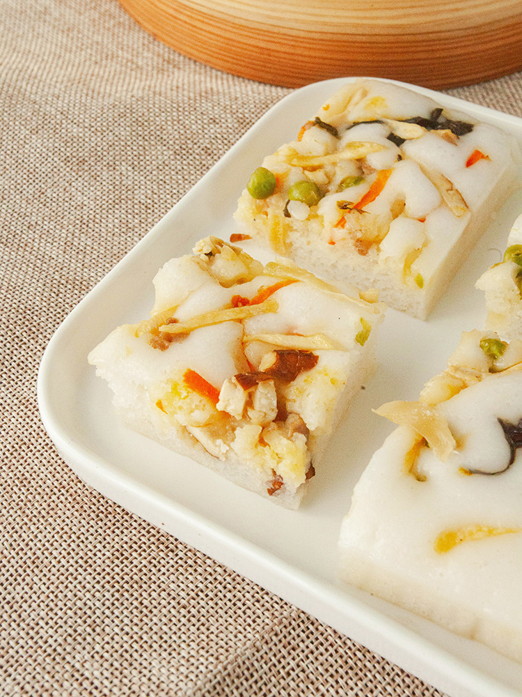 浙江衢州特产汽糕气糕小米发糕江山醅粿特色小吃早餐半成品糕点心