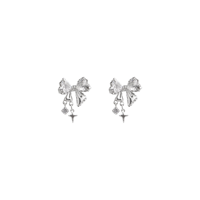 Sterling Silver Needle Retro French Pearl Earrings High Sense Elegant All-Match Earrings Simple and Personalized Earrings