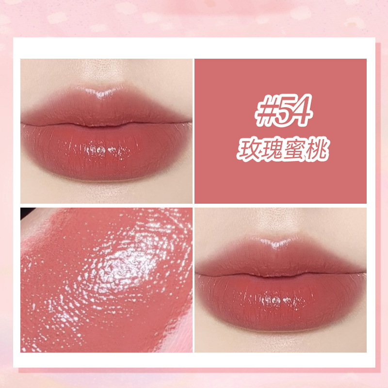 Novo Colorful Silk Bright Lipstick Transparent Light Autumn Winter Retro Red Pottery Red Brown White Nourishing Lipstick Female