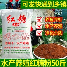 水产养殖红糖粉50斤 EM菌培养殖小龙虾鱼螃蟹 散装红糖25公斤批发