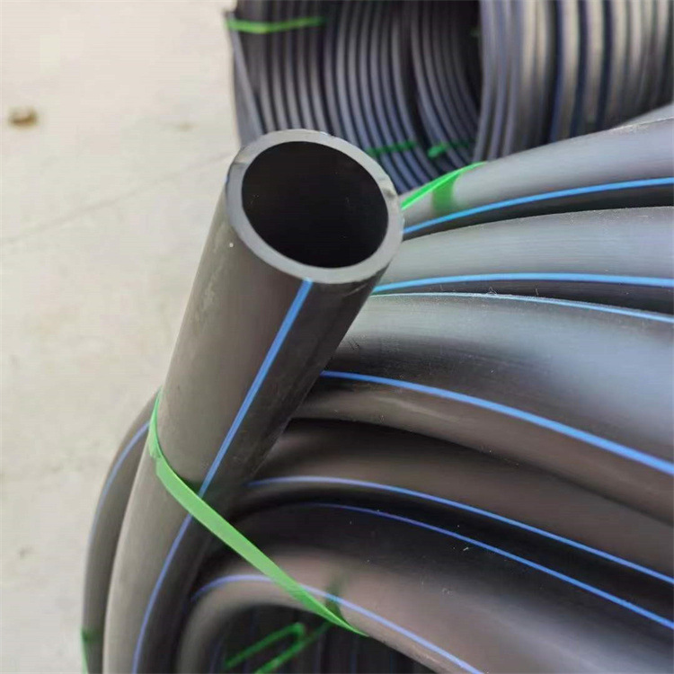 聚乙烯pe管 hdpe盘管直管 黑色塑料硬管 输水管 给水管 自来水管