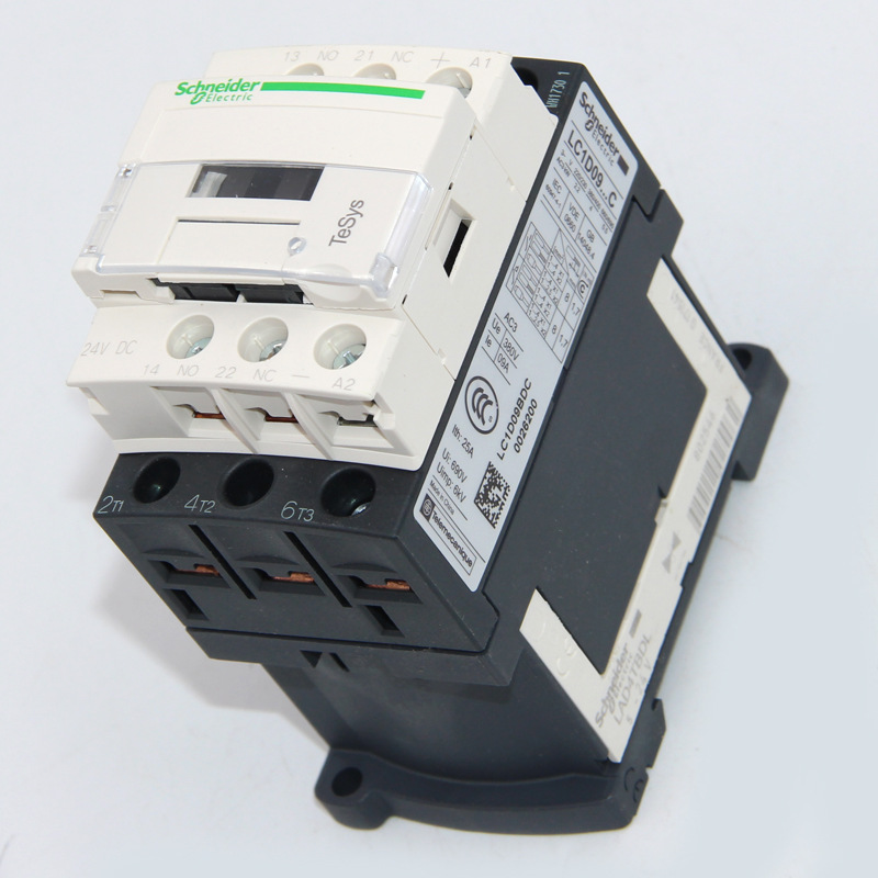 原装正品施耐德正品施耐德三级直流接触器lc1d09bdc dc24v 9a