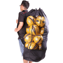 大号足球包肩背式足球篮球收纳袋可装15个球加厚型版携带球兜球袋