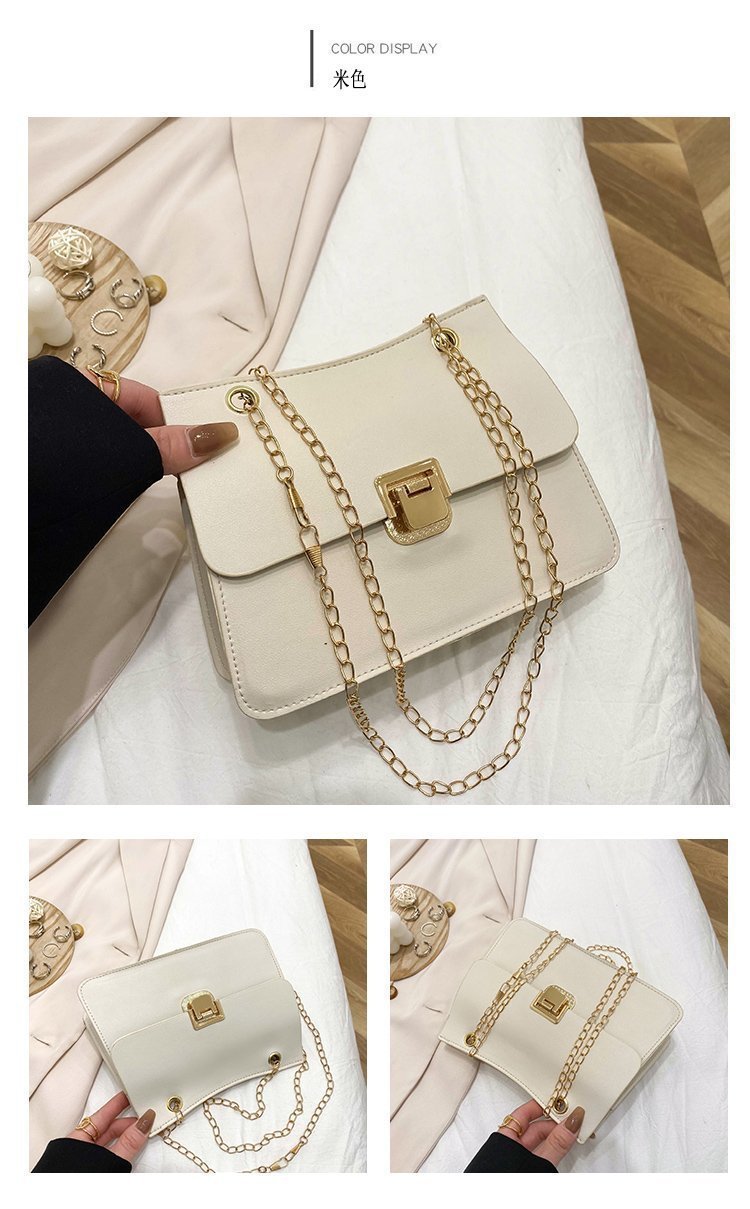 Women's Chain Handbag Square Pouch 2021 New Fashion Spring/Summer Simple and Fashion Women Bag Shoulder Messenger Bag for Women