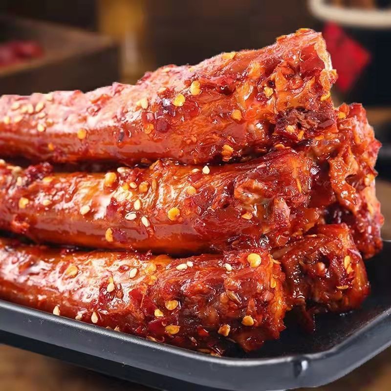 风干鸭脖批发烤脖整根鸭味非糖醋香辣鸡脖2根包邮零食特产送礼