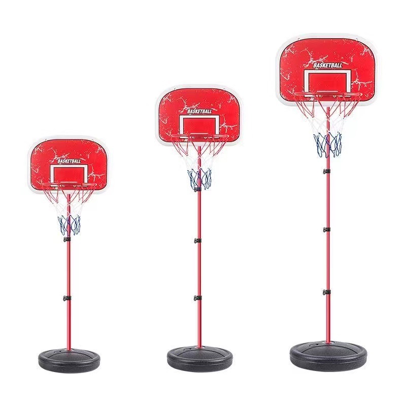 Le2 Generation Children's Basketball Stand Adjustable Iron Indoor Outdoor Basket Little Boy's Ball Shooting Toy