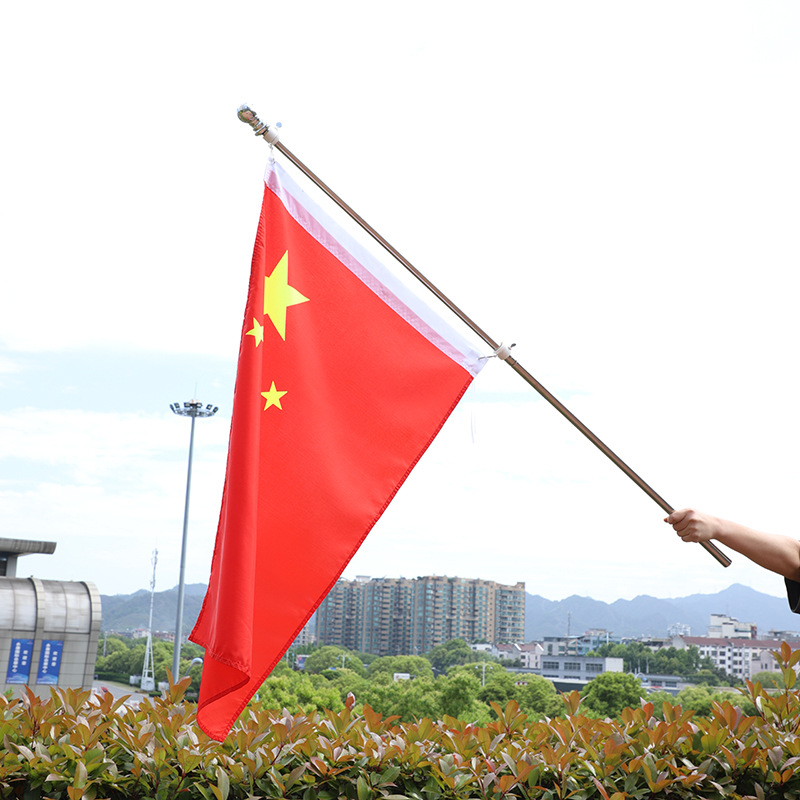 注水不锈钢旗杆户外彩旗刀旗道旗开业广告旗伸缩底座定 制旗子