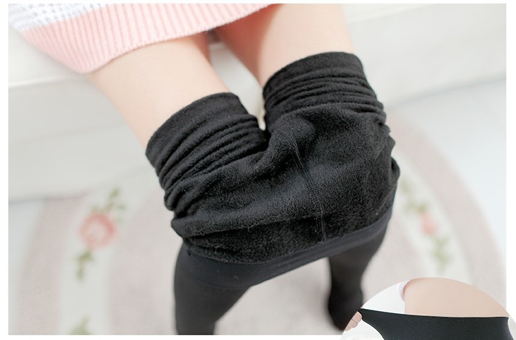 春秋白色连裤袜舞蹈袜一体裤胖mm加大码薄绒加绒秋冬款打底裤袜子