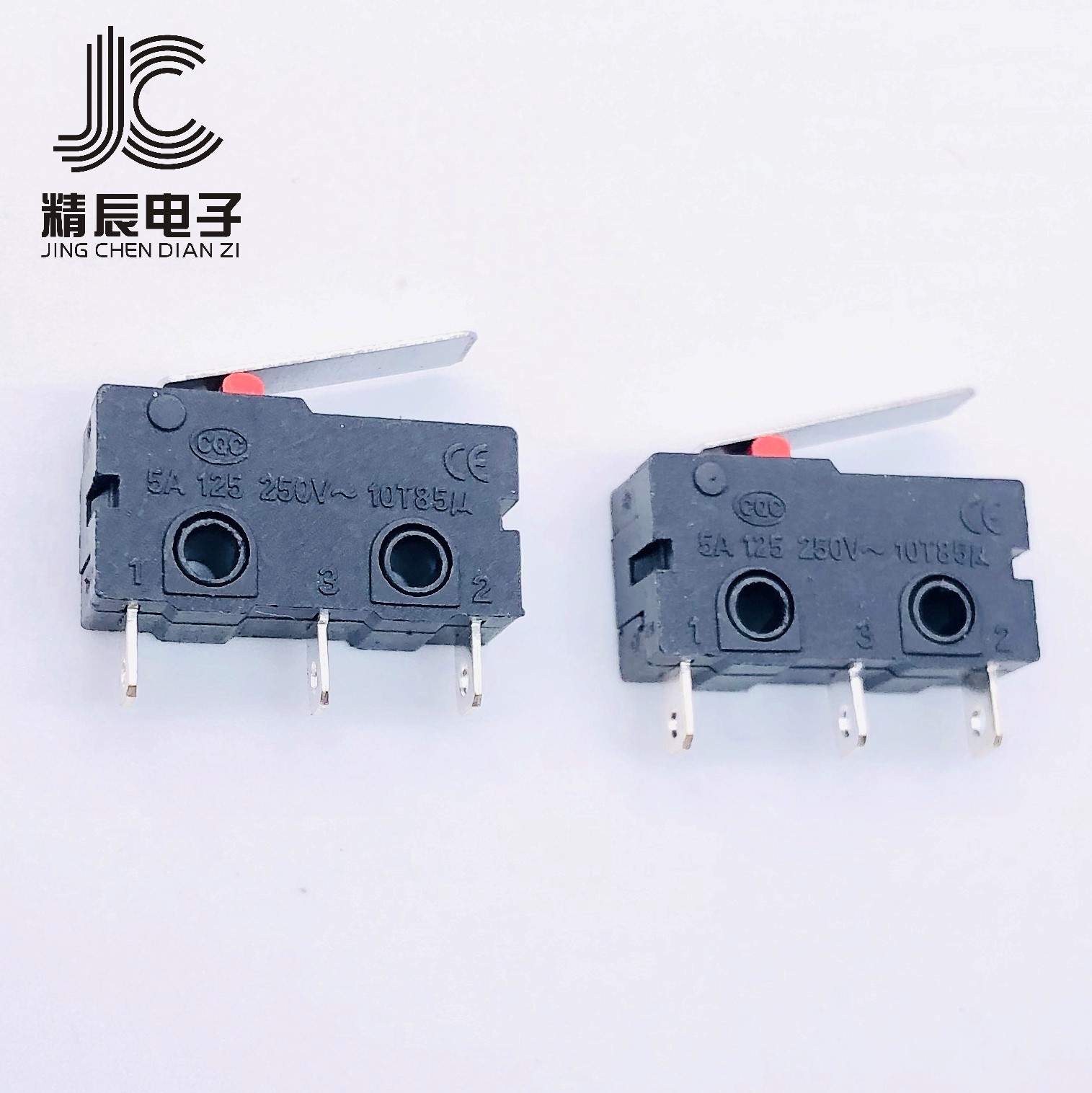 微动开关kw12-b 带直柄三脚5a 250vac 小型行程限位开关19.8*10.