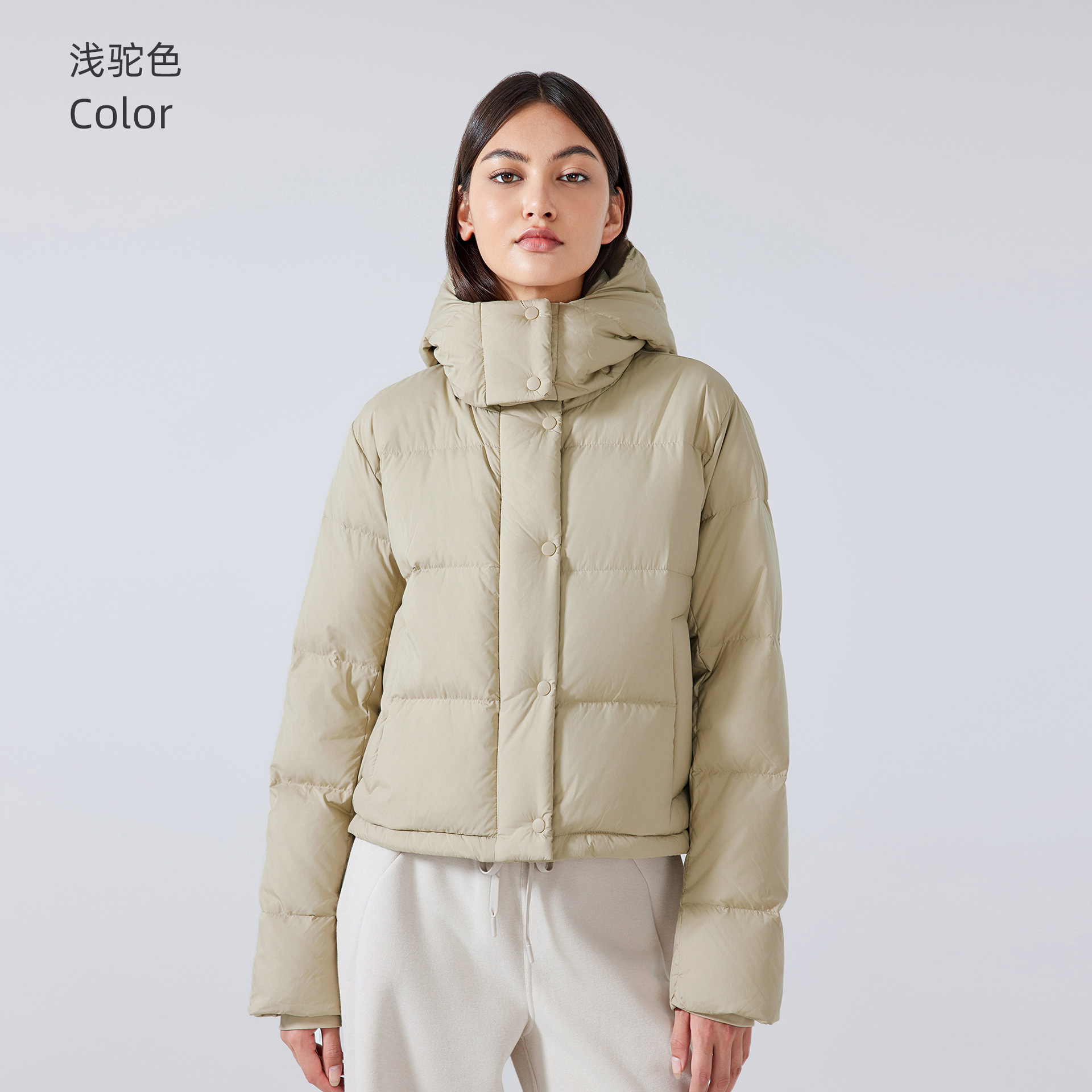 2025 new down jacket high-end all-match winter clothes women‘s clothes removable hooded light & fashionable thick warm jacket