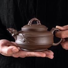 紫砂茶壶大容量大号紫砂壶家用功夫茶具茶杯套装宜兴过滤朱泥茶壶