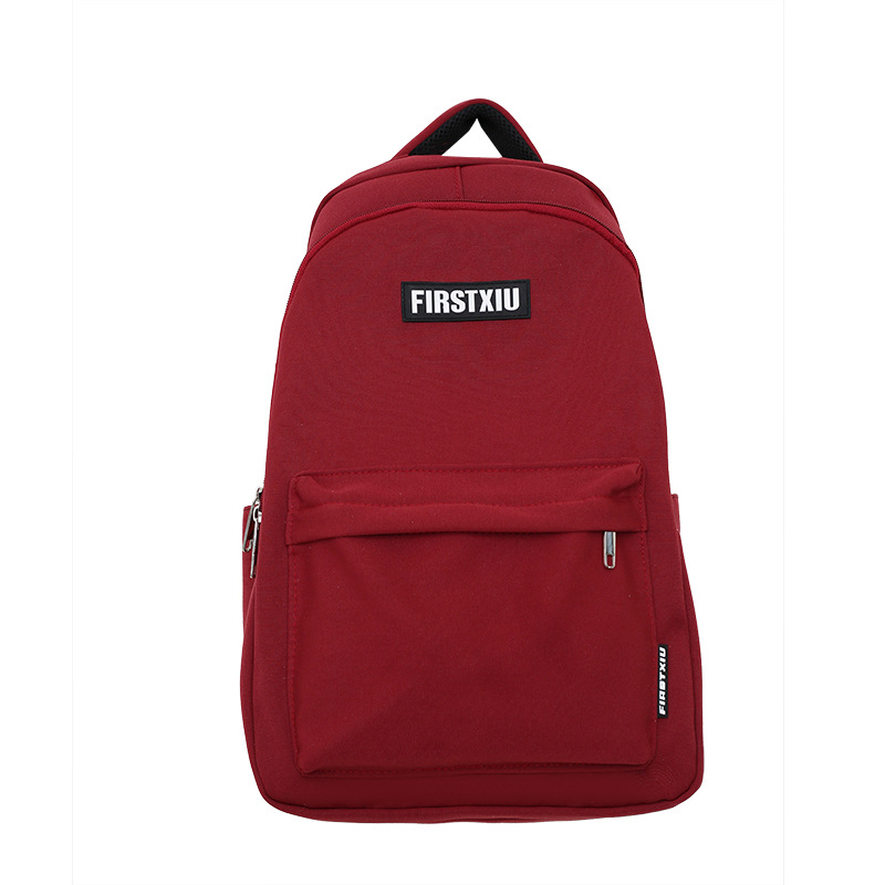 Backpack New Schoolbag Female College Student Simple and Lightweight High School Student Bag