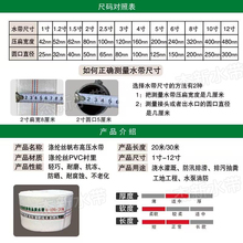 13型1寸2寸2.5寸3寸4寸帆布消防水带高压防爆加厚黑胶农用水管